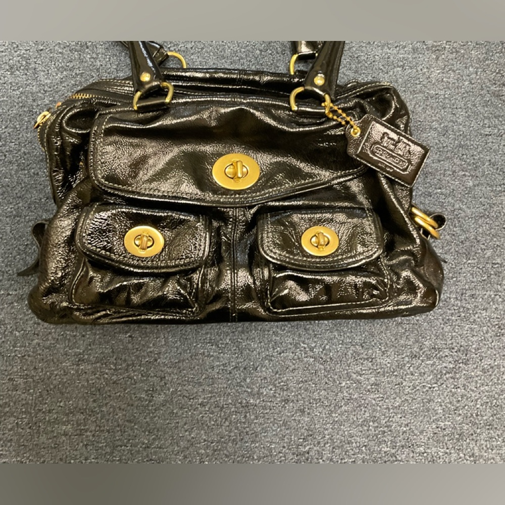 Coach Legacy Peyton Patent Leather Shoulder Bag